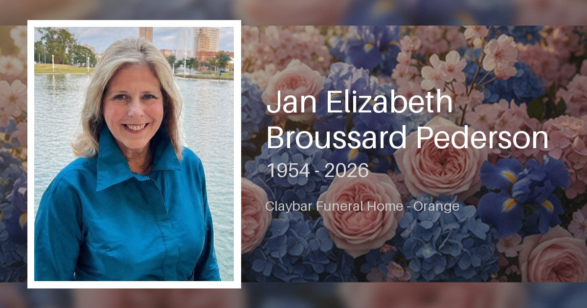 Jan Elizabeth Broussard Pederson - Claybar-Funeral-Home